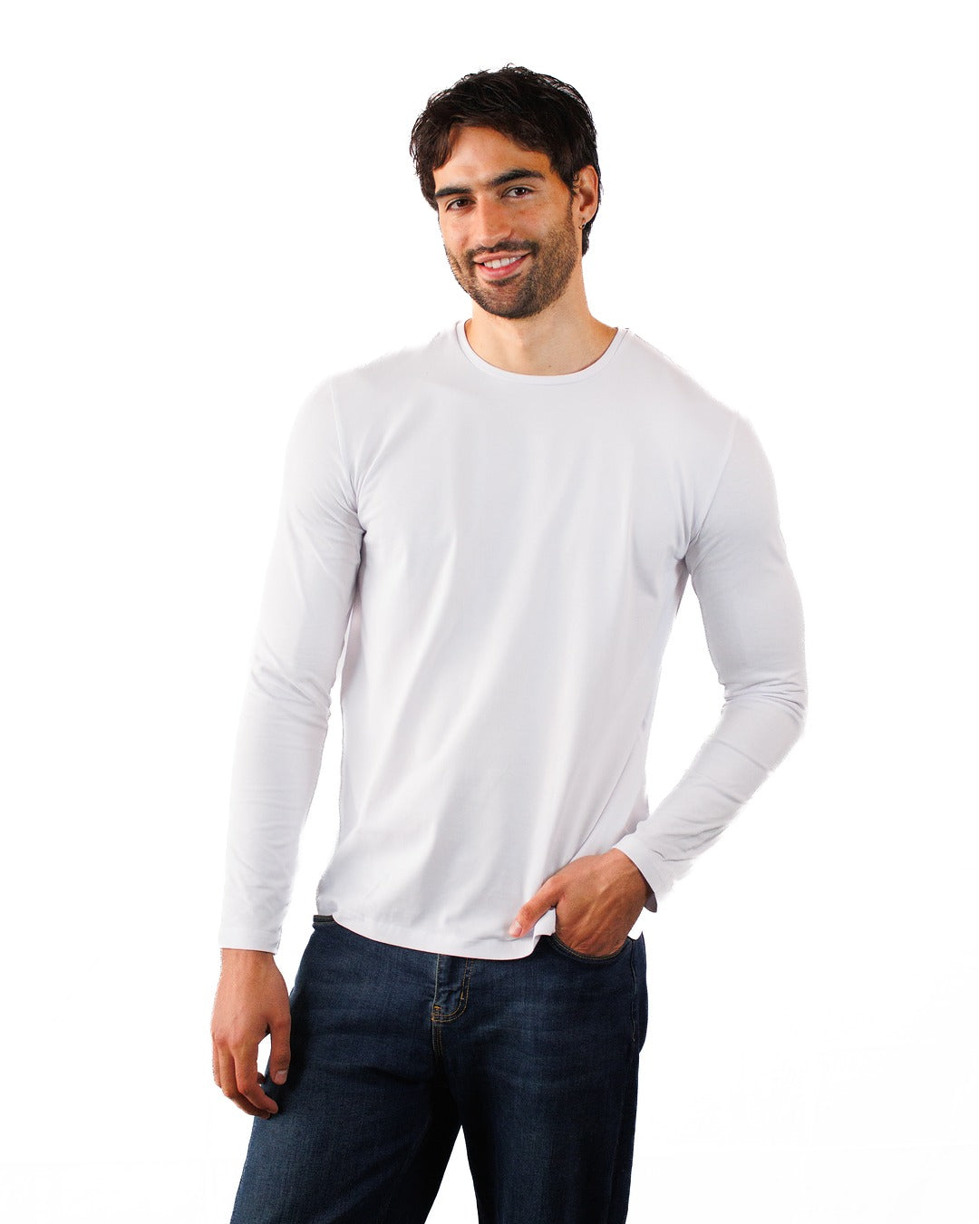 Mens Long Sleeve Crew Neck