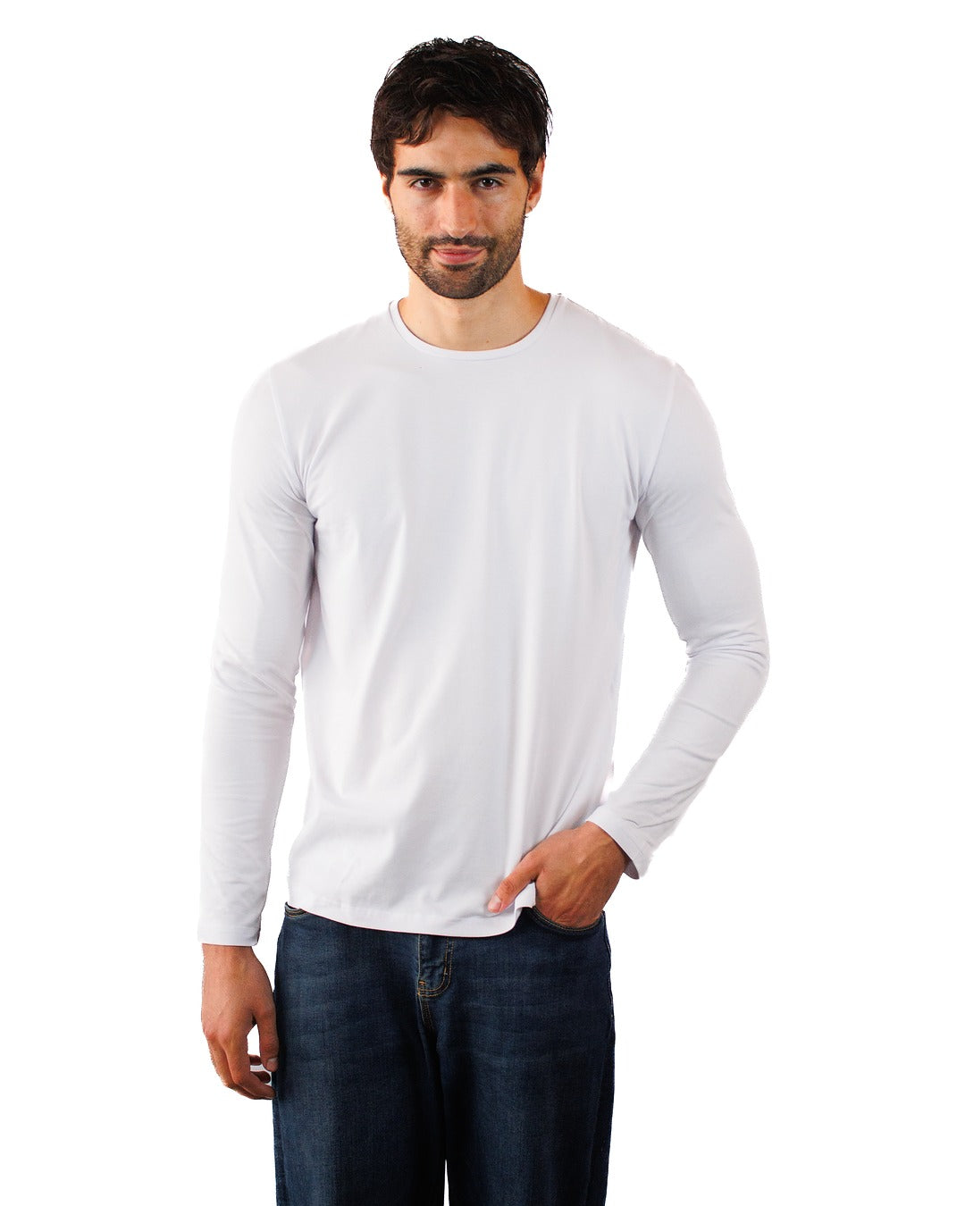 Mens Long Sleeve Crew Neck