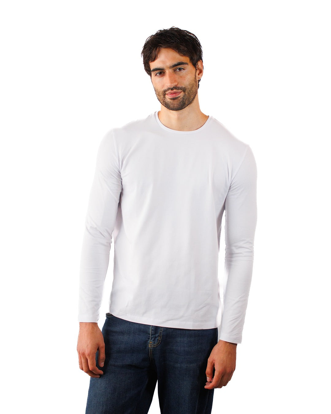 Mens Long Sleeve Crew Neck