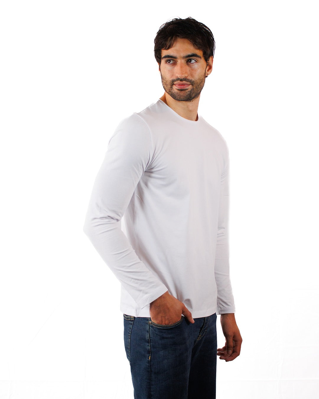 Mens Long Sleeve Crew Neck