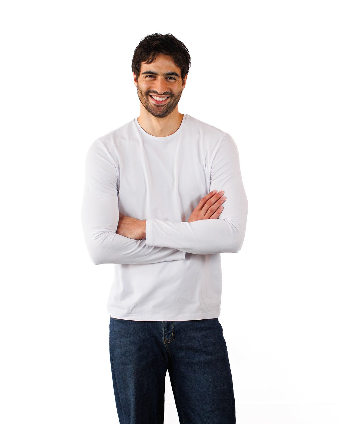 Mens Long Sleeve Crew Neck