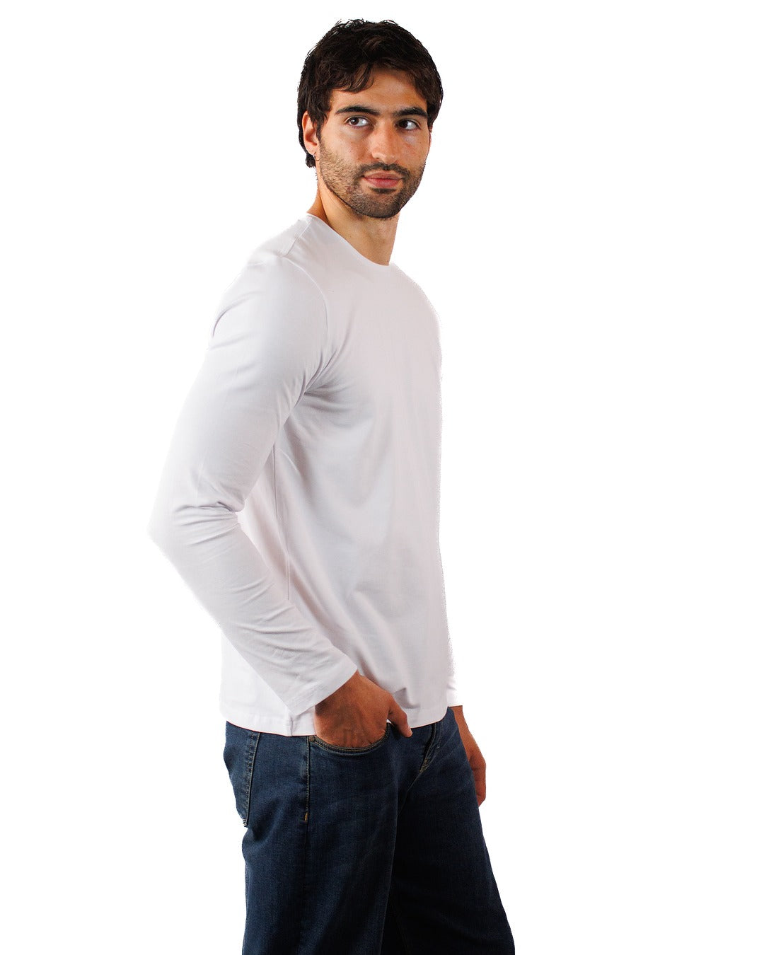 Mens Long Sleeve Crew Neck