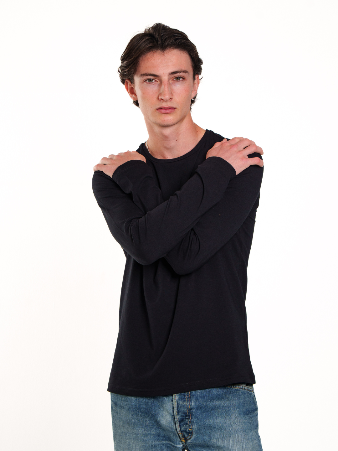 Mens Long Sleeve Crew Neck
