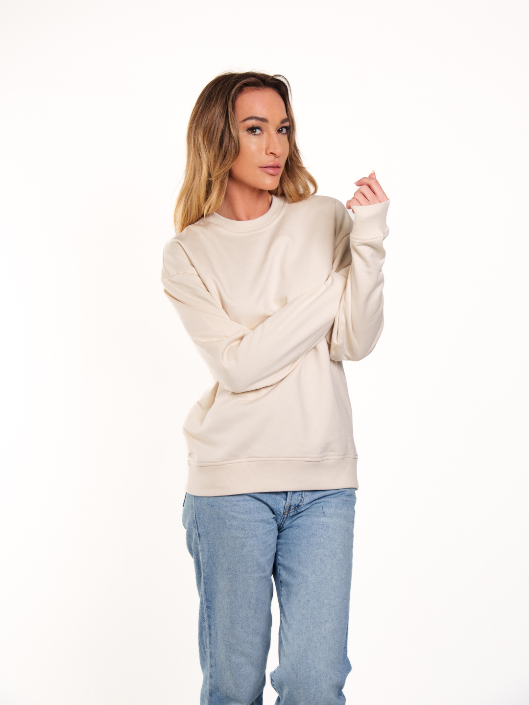 Unisex Crew Fleece Sweat Top