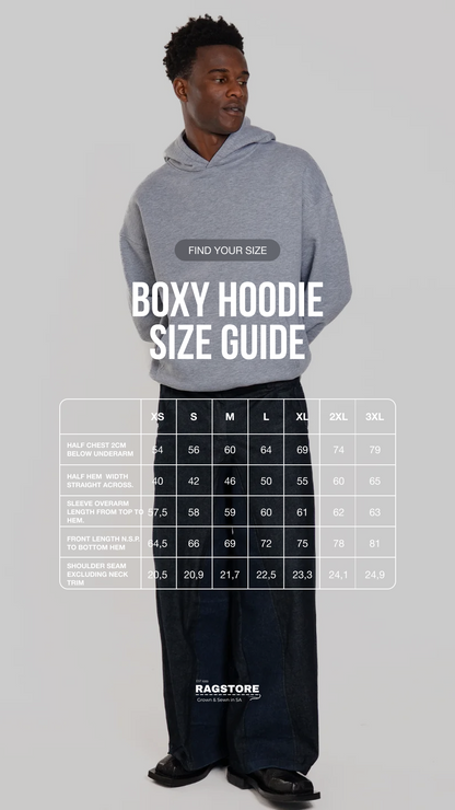 Boxy Pullover Hoodie